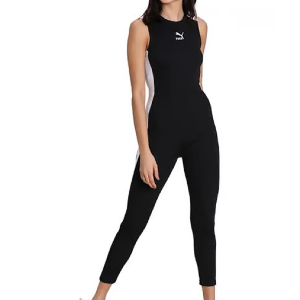 Puma Black Color Block Jumpsuit